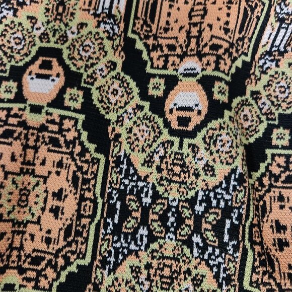 Free People Sun in the West Black Magic Combo Pull on Knit Pant Sz Med MSRP $128 - Picture 8 of 9